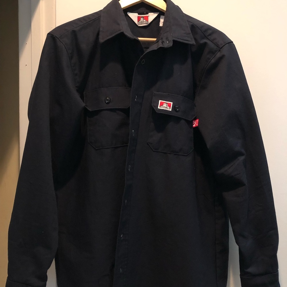 Ben Davis blue long sleeve large